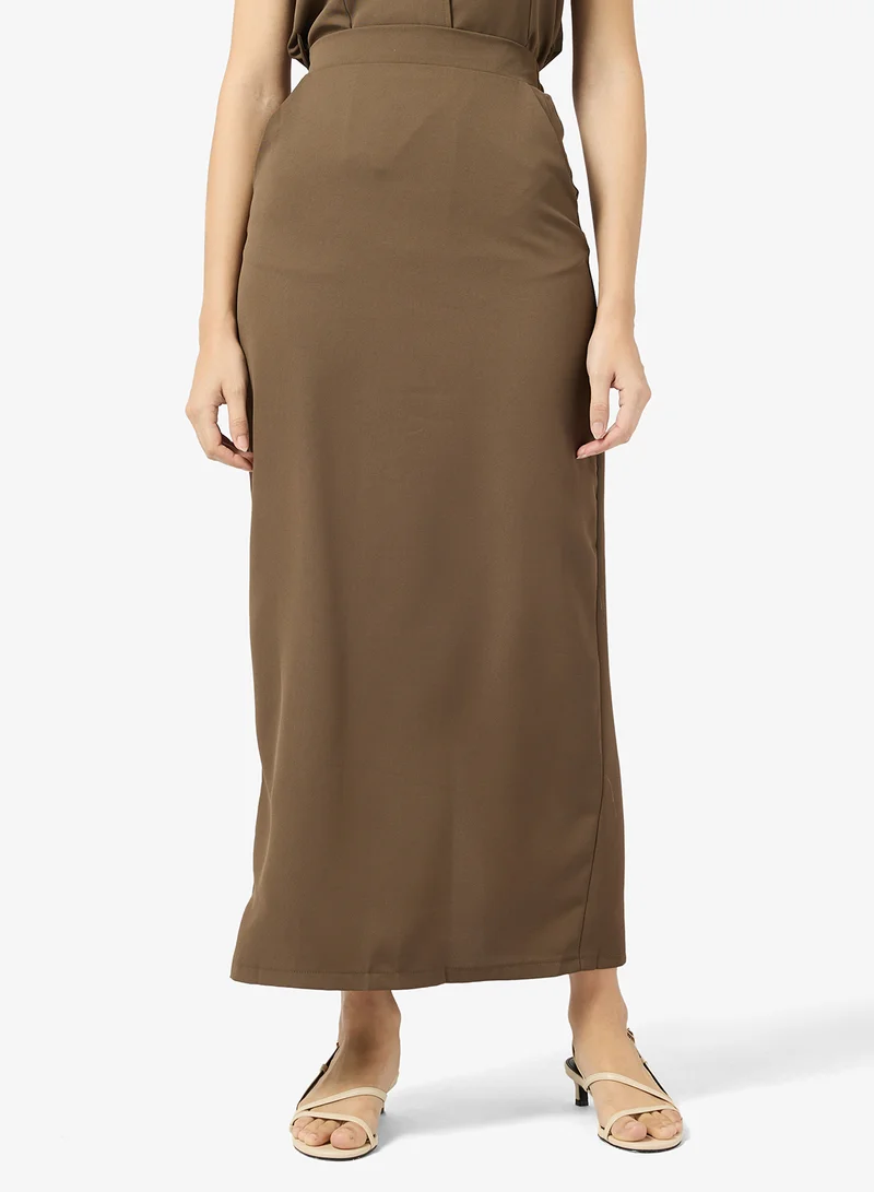 ELLA  Vest With Column Skirt Set for Women | Best Price UAE